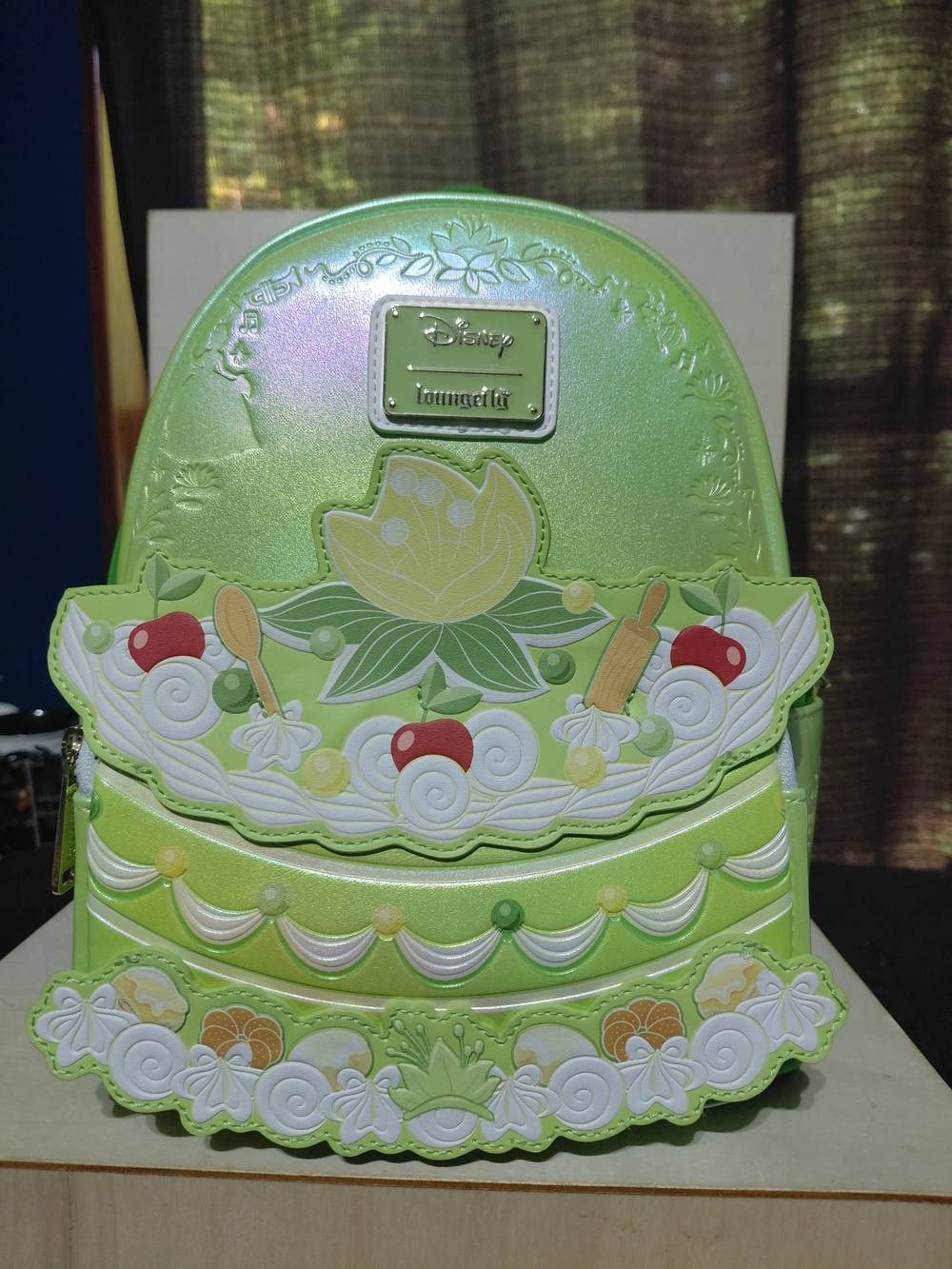 Loungefly Tiana From Princess And The Frog Hardtag Birthday Cake Backpack